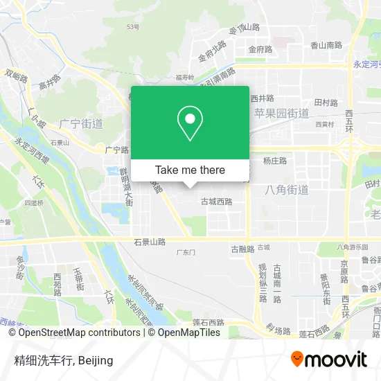 精细洗车行 map