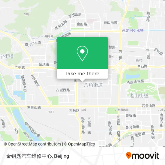金钥匙汽车维修中心 map