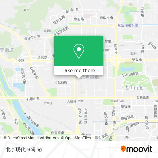 北京现代 map