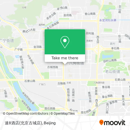速8酒店(北京古城店) map