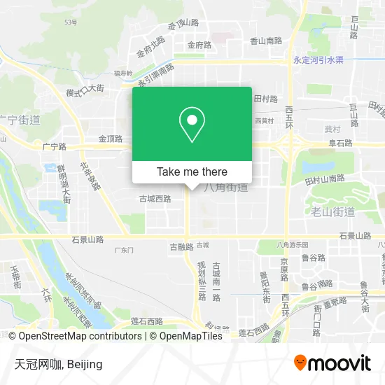 天冠网咖 map