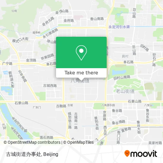 古城街道办事处 map