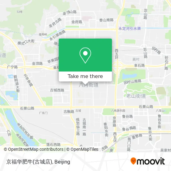 京福华肥牛(古城店) map