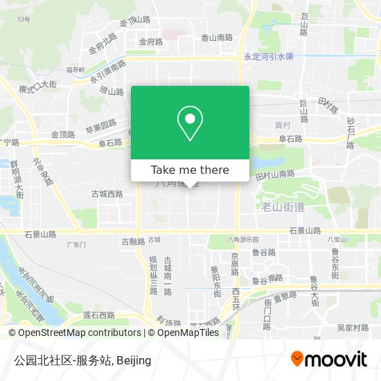 公园北社区-服务站 map