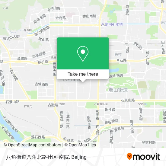 八角街道八角北路社区-南院 map