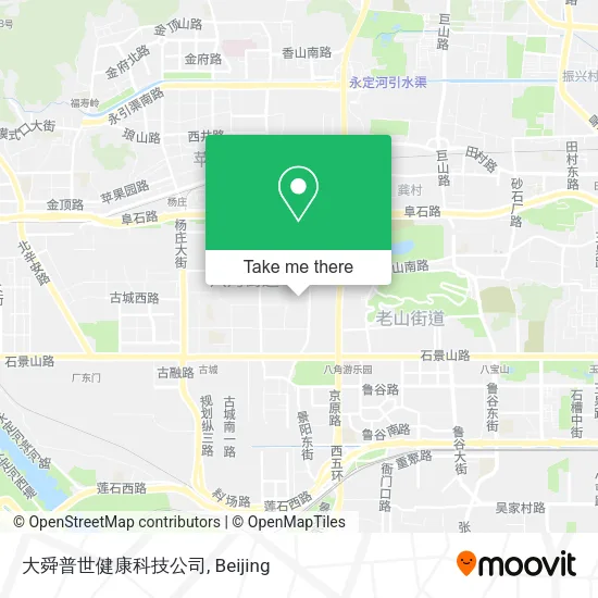 大舜普世健康科技公司 map