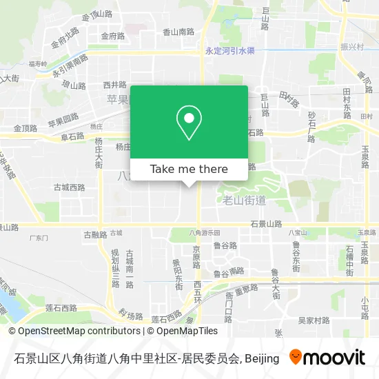 石景山区八角街道八角中里社区-居民委员会 map