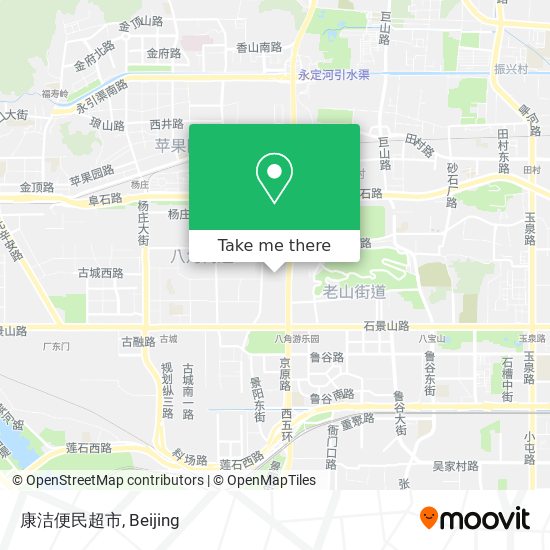 康洁便民超市 map