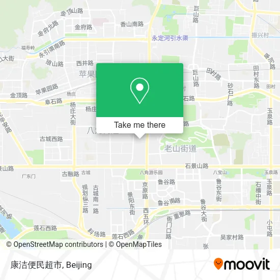 康洁便民超市 map