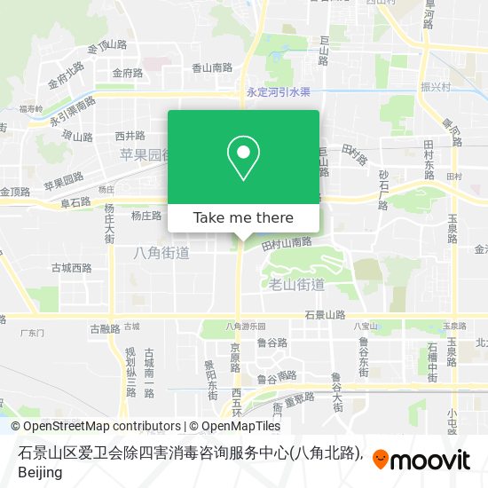 石景山区爱卫会除四害消毒咨询服务中心(八角北路) map
