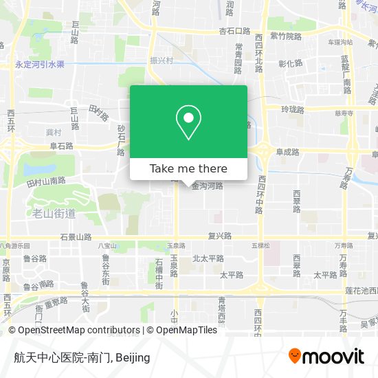 航天中心医院-南门 map