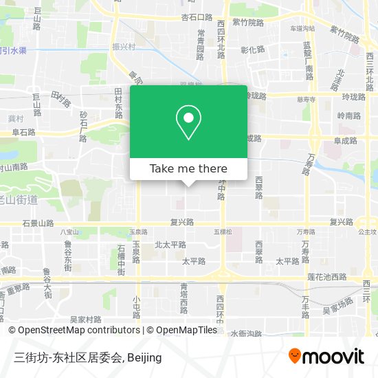 三街坊-东社区居委会 map