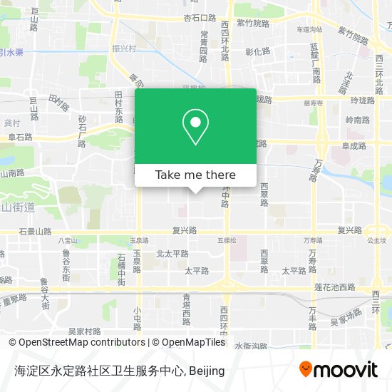 海淀区永定路社区卫生服务中心 map