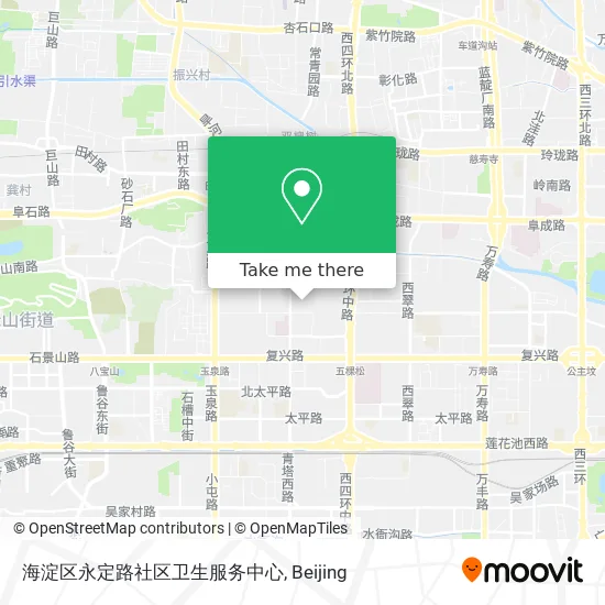 海淀区永定路社区卫生服务中心 map