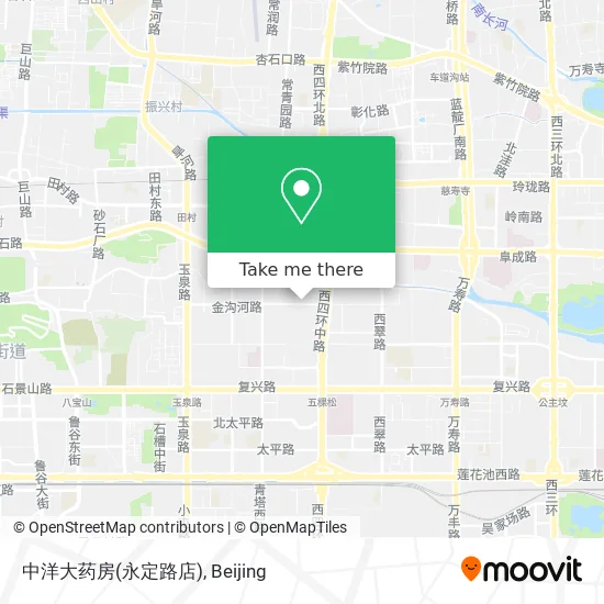 中洋大药房(永定路店) map