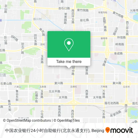 中国农业银行24小时自助银行(北京永通支行) map