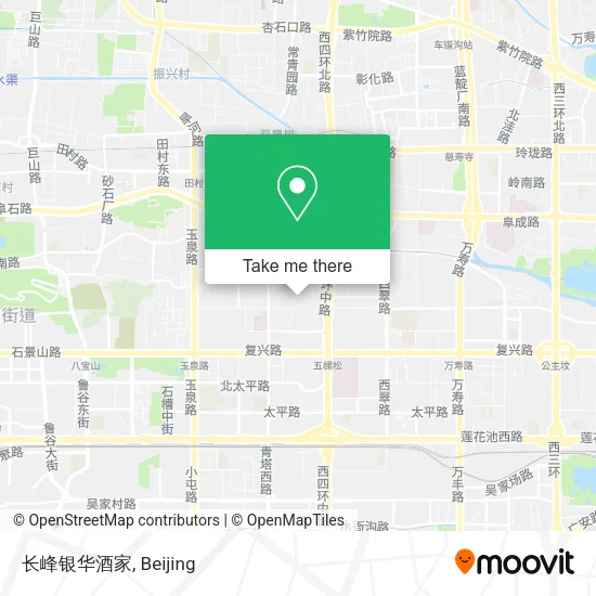 长峰银华酒家 map