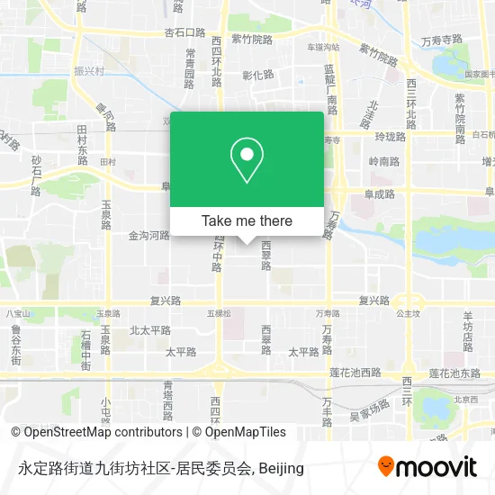 永定路街道九街坊社区-居民委员会 map