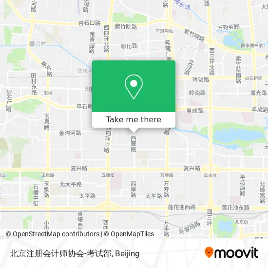 北京注册会计师协会-考试部 map