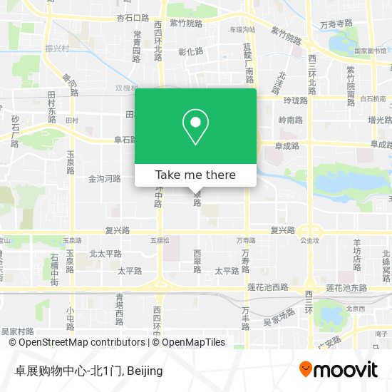 卓展购物中心-北1门 map