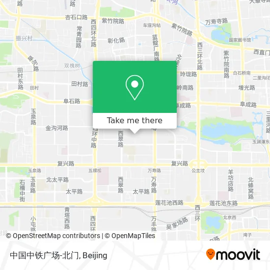 中国中铁广场-北门 map