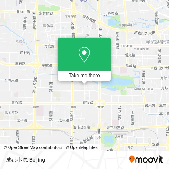 成都小吃 map