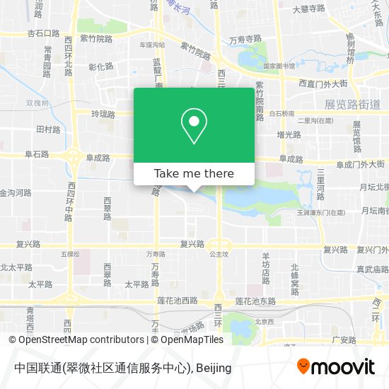 中国联通(翠微社区通信服务中心) map