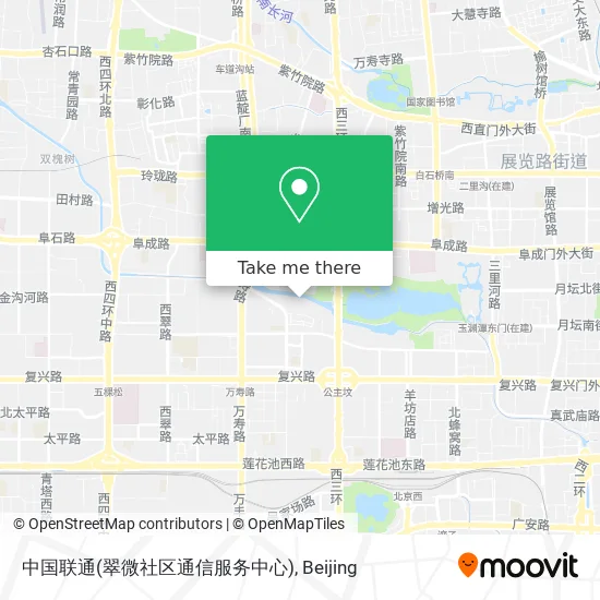 中国联通(翠微社区通信服务中心) map
