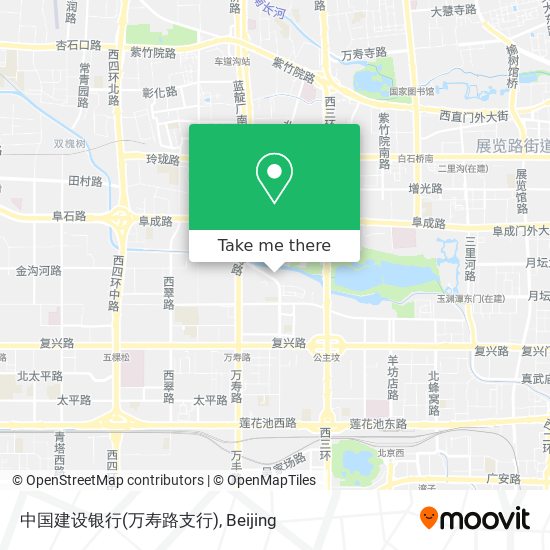 中国建设银行(万寿路支行) map