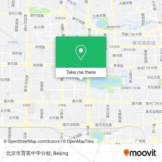 北京市育英中学分校 map