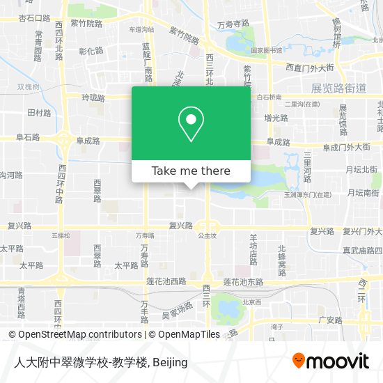 人大附中翠微学校-教学楼 map