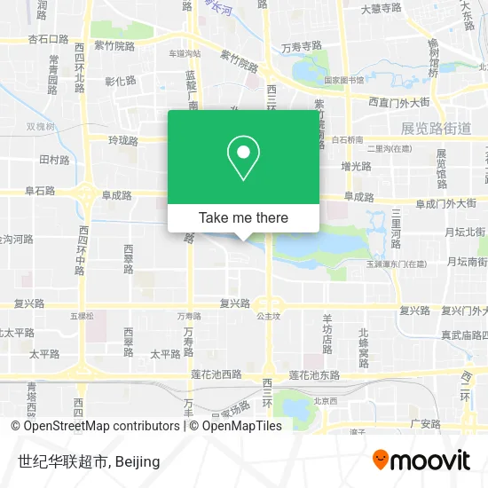 世纪华联超市 map