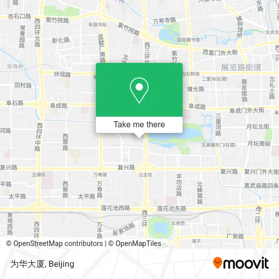 为华大厦 map