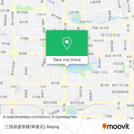 三国鼎盛茶楼(翠微店) map