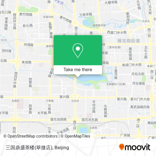 三国鼎盛茶楼(翠微店) map
