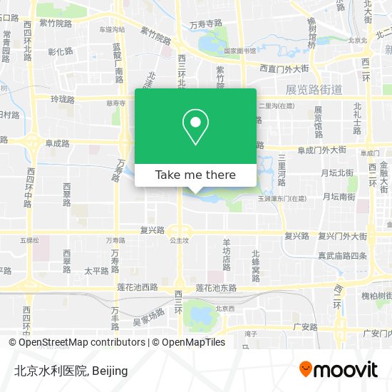北京水利医院 map