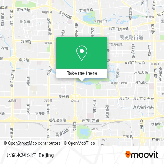 北京水利医院 map