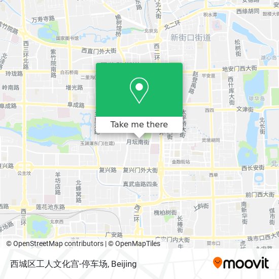 西城区工人文化宫-停车场 map