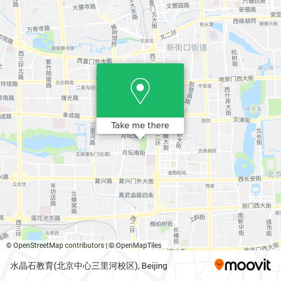 水晶石教育(北京中心三里河校区) map