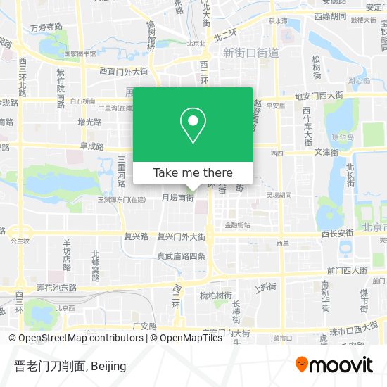晋老门刀削面 map