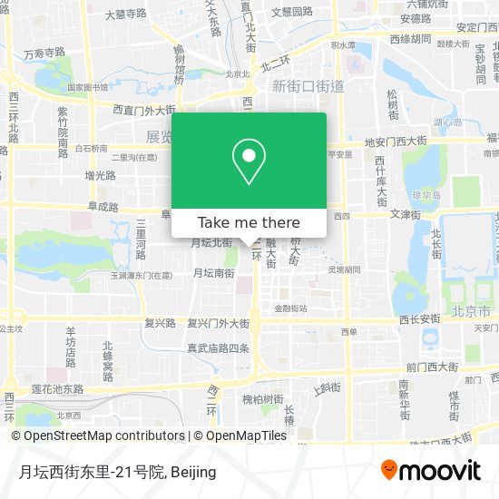 月坛西街东里-21号院 map