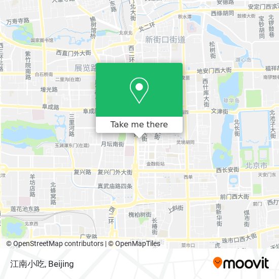 江南小吃 map