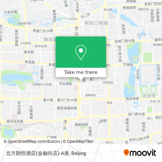 北方朗悦酒店(金融街店)-A座 map