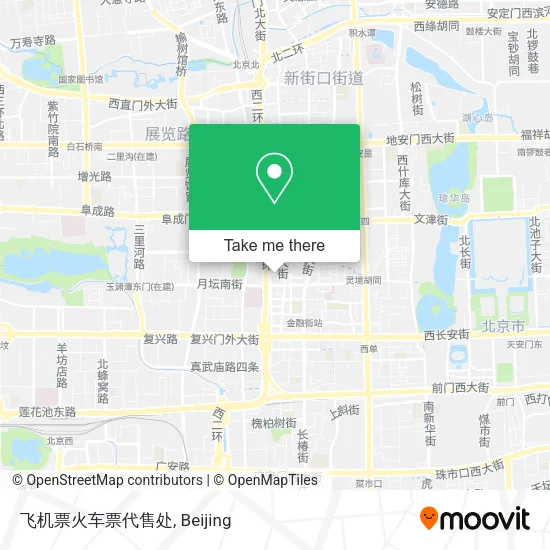 飞机票火车票代售处 map