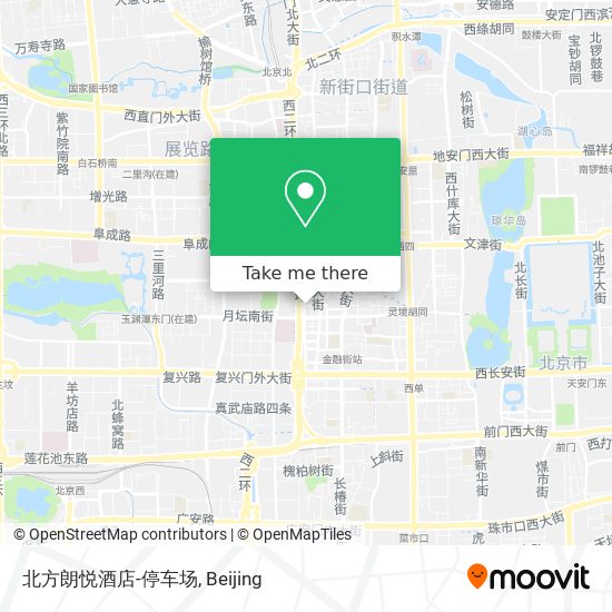 北方朗悦酒店-停车场 map