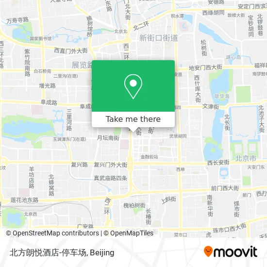 北方朗悦酒店-停车场 map