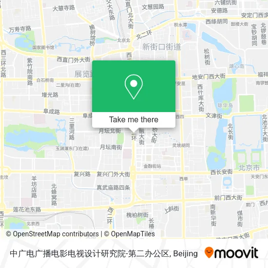 中广电广播电影电视设计研究院-第二办公区 map