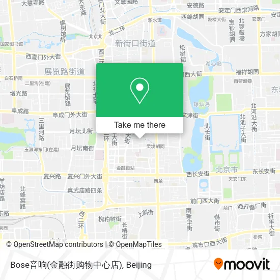 Bose音响(金融街购物中心店) map