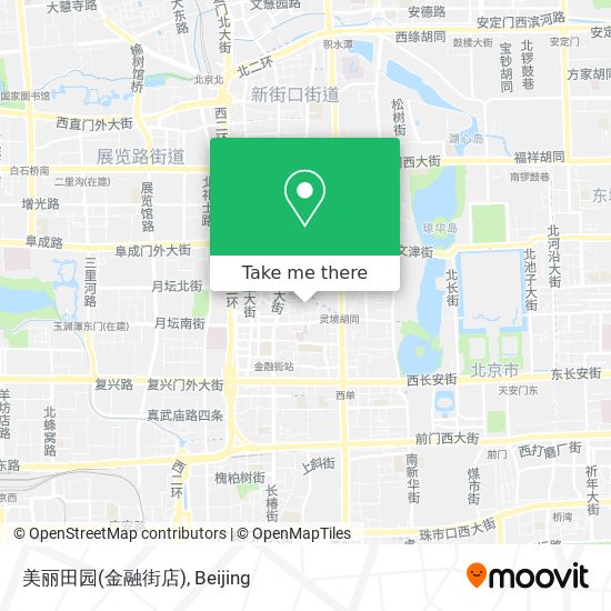 美丽田园(金融街店) map