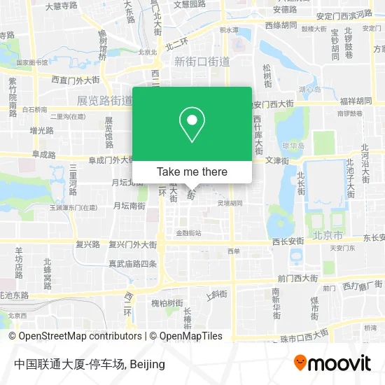 中国联通大厦-停车场 map